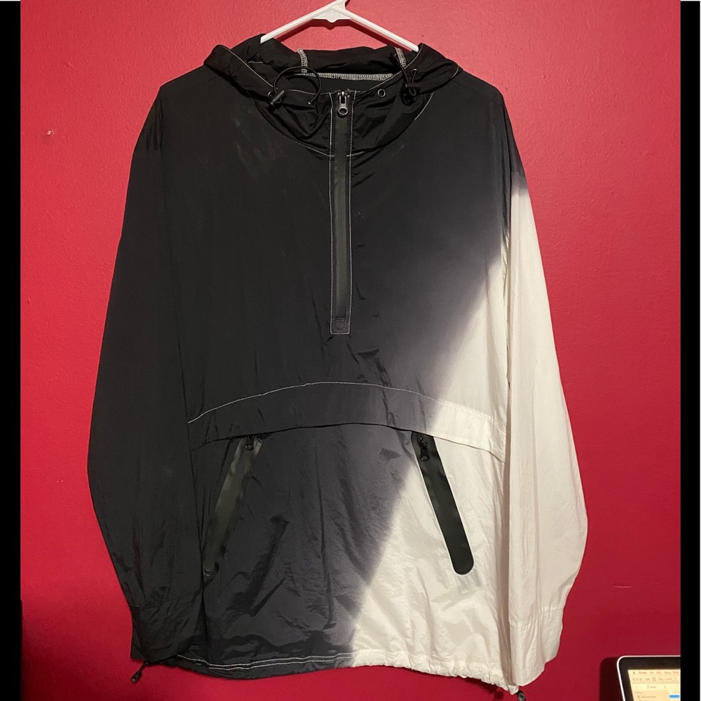 Half-zip pullover.